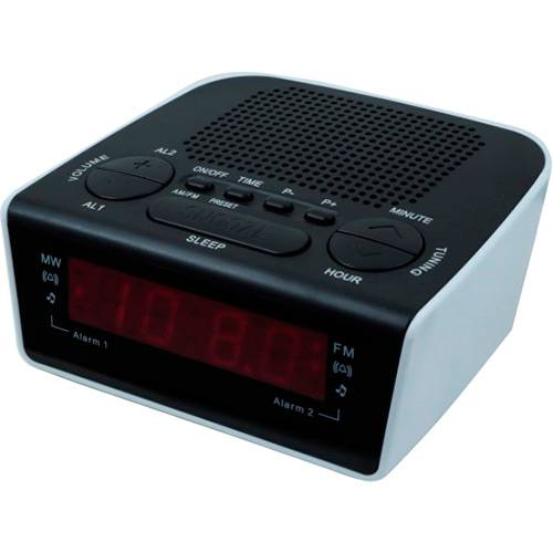 Rádio Relógio Digital Motobras RM-RRD-21 AM/FM - Preto