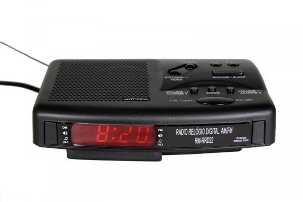 Rádio Relógio Digital -- AM/FM -- Motobrás -- RM-RRD22