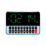 Rádio Relógio Fm C/ Entr USB/Alarme/Mp3 e Auxiliar Branco