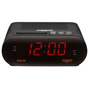 Rádio Relógio NKS GL327 com Despertador