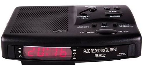 Rádio Relógio Rm-rrd22 - Motobras
