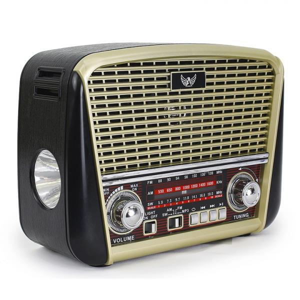 Radio Retro Vintage Am Fm Usb Antigo Bateria Recarregavel - Altomex
