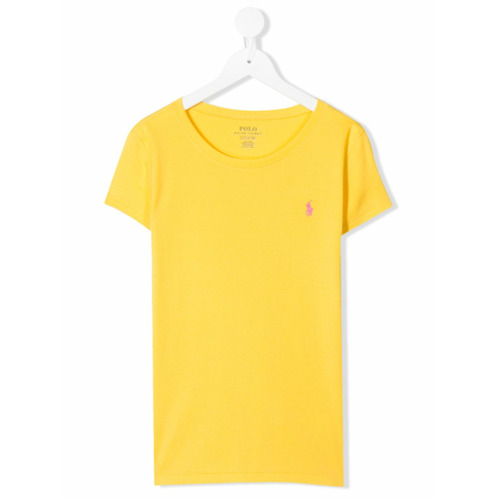 Ralph Lauren Kids Camiseta Mangas Curtas - Amarelo