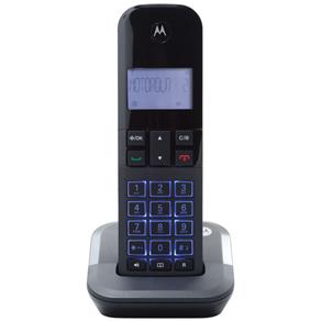 Ramal Digital Sem Fio Motorola MOTO4000-R com Viva-voz, Visor e Teclado Iluminados - Preto