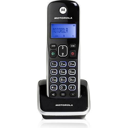 Ramal Sem Fio Digital Motorola Auri3500 R com Dect 6.0, Visor e Teclado Iluminados - para Base Auri3500