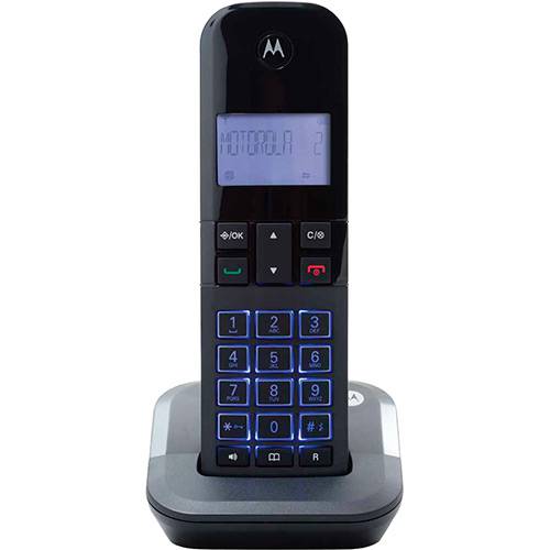 Tamanhos, Medidas e Dimensões do produto Ramal Sem Fio Digital Motorola MOTO 4000-R com Identificador de Chamadas - para Bases Moto 3000, Moto 4000 e Moto 4000SE