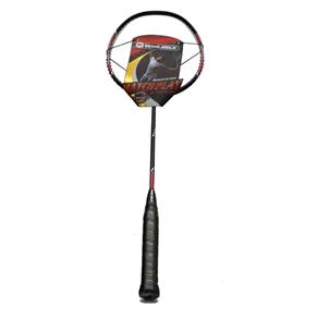 Raquete Badminton Thrones 400 Preta e Vermelha - Winmax