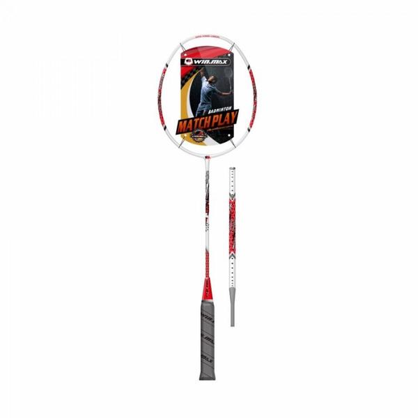 Raquete Badminton Thrones 500 Branco e Vermelho - Winmax