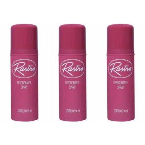 Rastro Desodorante Spray 90g (kit C/03)