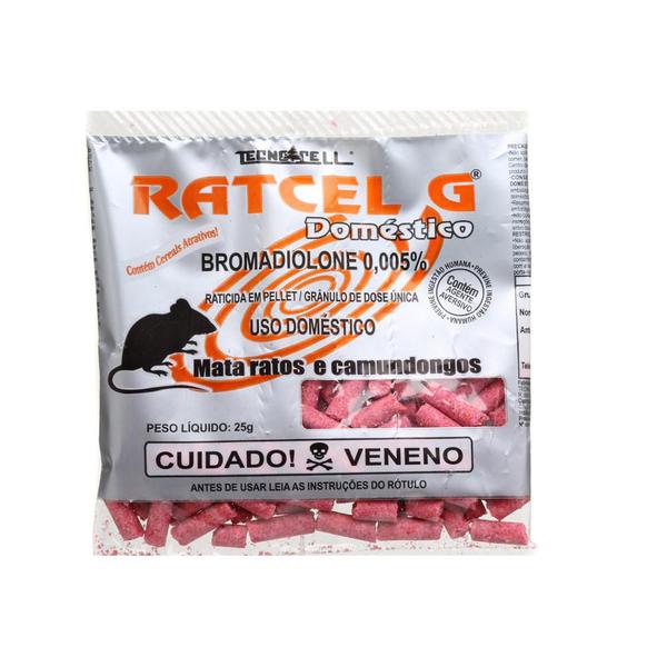 Raticida Doméstico Ratcel G 250g - Tecnocell