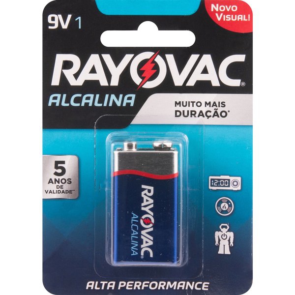 RAYOVAC - Bateria Alcalina - 9V - 20983/20984
