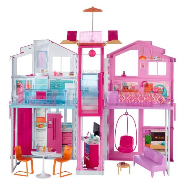 Real Super Casa 3 Andares da Barbie - Mattel