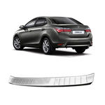 Rear Bumper Para-choque Traseiro Corolla 2015 em Diante Externo Aço Escovado