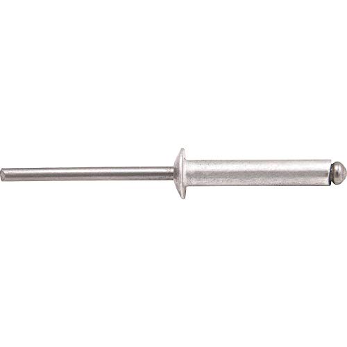 Rebite Repuxo de Alumínio 3,2x12,0mm Mandril Aço com 100 Peças Vd312 - Vonder