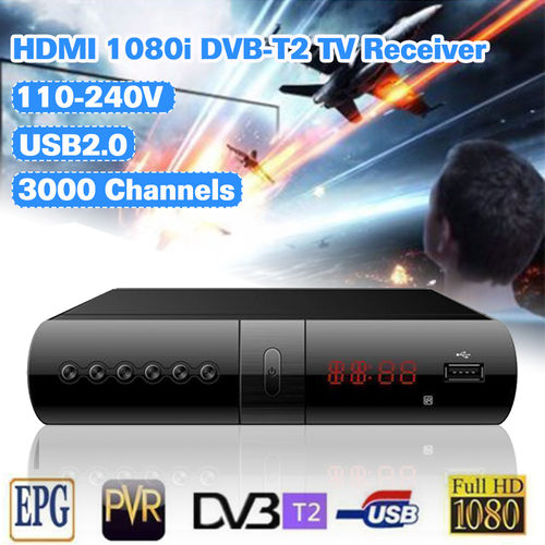 Receptor de Satélite de Tv Digital 3000ch Dvb-t2 1080p Full-hd Smart Set Wifi Caixa
