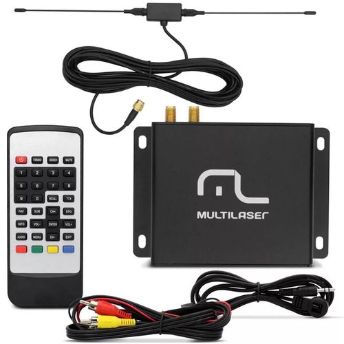 Receptor de Tv Digital Automotivo Multilaser Au908