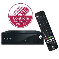 Receptor Digital Oi Tv Hd com Controle Inteligente Etrs40 - Elsys