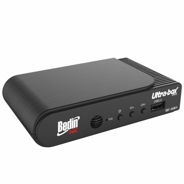 Receptor e Conversor Digital Ultrabox, Canais Digitais, HD Satélite e HD Terrestre - Bedinsat