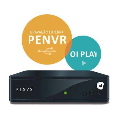 Receptor Elsys Digital Oi Tv Livre HD Etrs35