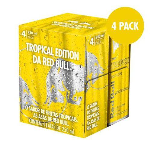 Red Bull Tropical Edition - 4 Latas