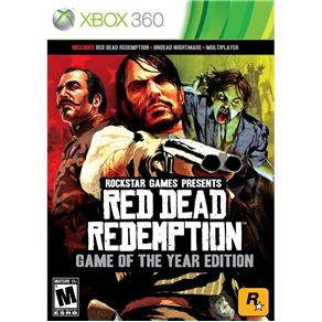 Red Dead Redemption Game Of The Year Xbox 360