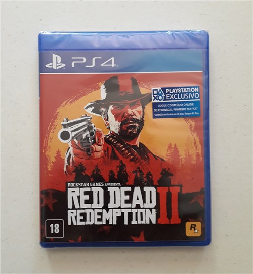 Red Dead Redemption 2 Ps4 NOVO LACRADO Mídia Física Português