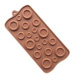 Lingstar Silicone Doce De Chocolate E Sabão Moldes - Mold Pan Liner Use Para Ice Cube Bandejas, Sabão Caseiro, Chocolate, Goma, Jello, Bombons De Cakes.set De 1- (ad105)