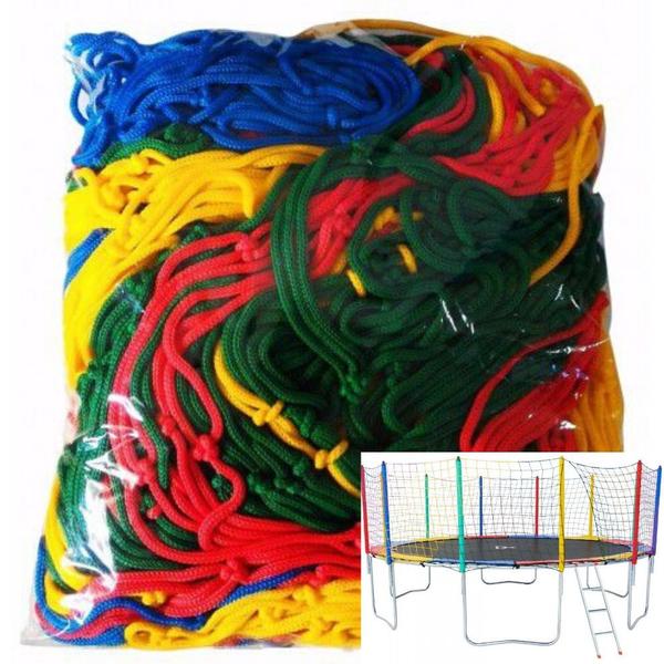 Rede Colorida para Cama Elástica 3,66m - Nayconfecções