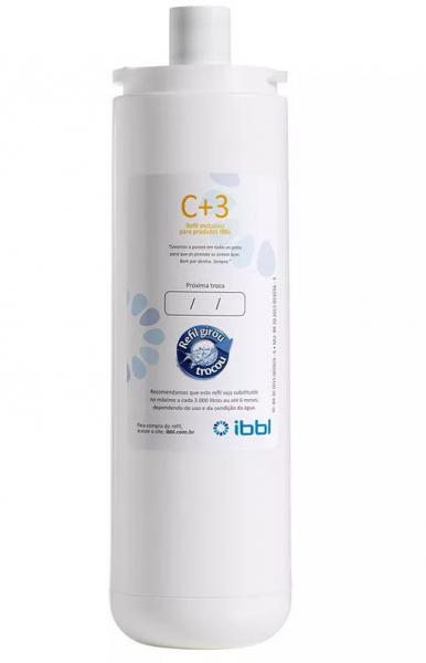 REFIL C+3 para Purificador de Água IBBL