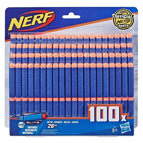 Refil de Dardos Nerf Elite - Pack com 100 - Hasbro