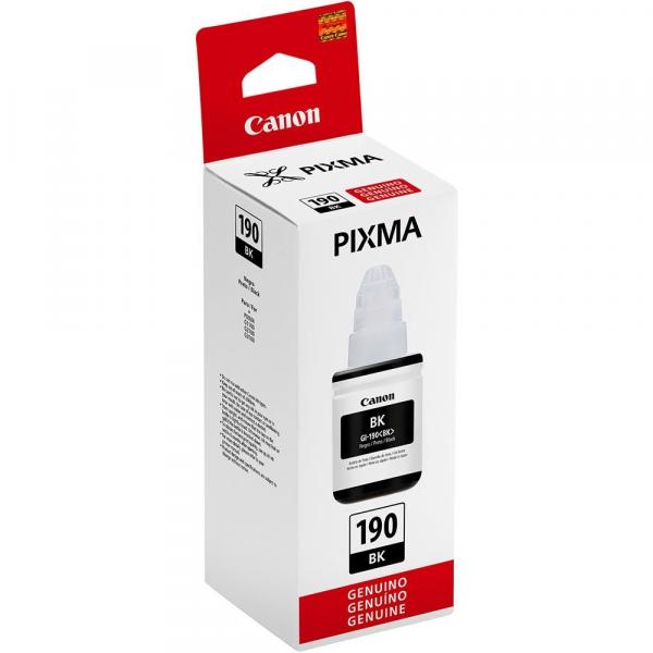 Refil de Tinta Canon GI-190BK Preto Pixma Maxx G1100 G2100 G3100 G3102 Original 135ML