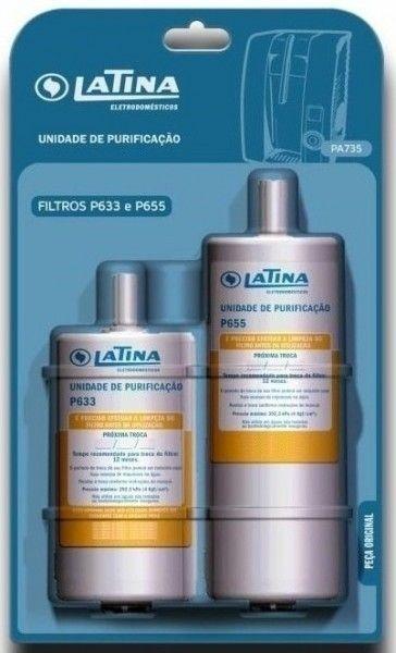 Refil / Filtro P655 e P633 para Purificador de Água LATINA (Original)