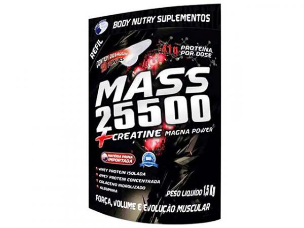 Refil Mass 25500 + Creatine Magna Power 1,5Kg - Baunilha - Body Nutry