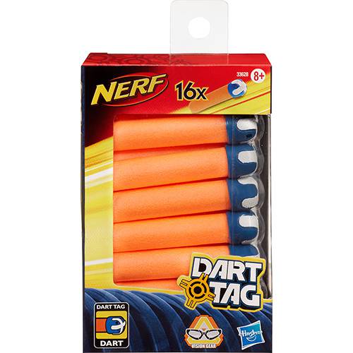 Tamanhos, Medidas e Dimensões do produto Refil Nerf Dart Tag com 16 Dardos - Hasbro