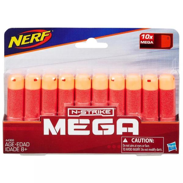 Refil Nerf Mega 10 Dardos A4368 - Hasbro
