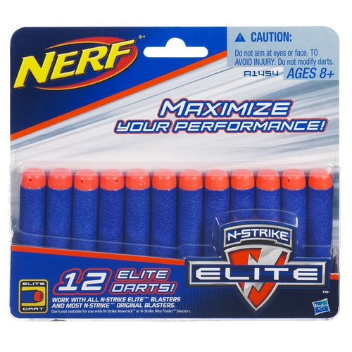 Refil Nerf N-strike Elite 12 Dardos A0350 - Hasbro