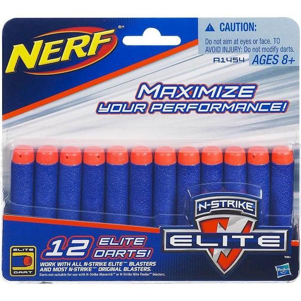 Refil Nerf N-strike Elite com 12 Dardos A1454 - Hasbro