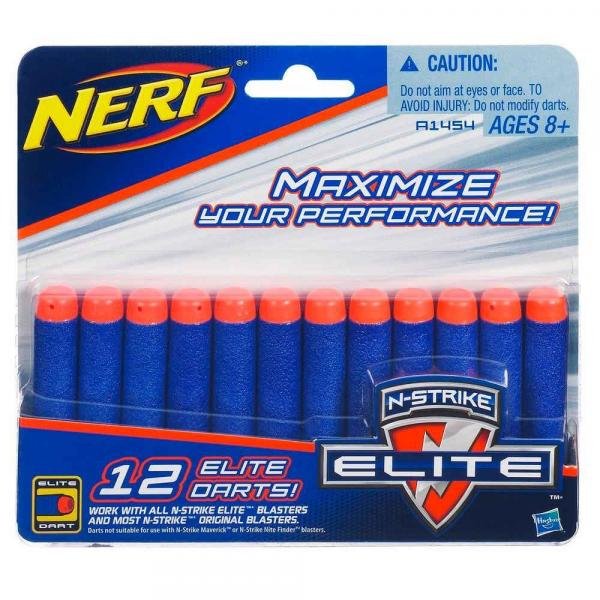 Refil Nerf N-strike Elite com 12 Dardos - Hasbro