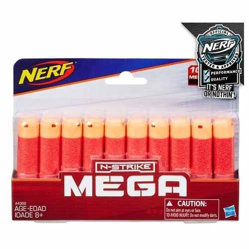 Refil Nerf N-strike Elite Mega 10 Dardos Hasbro