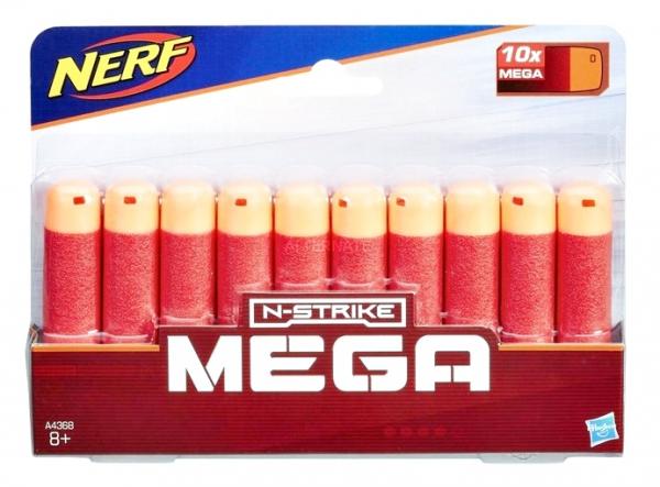 Refil Nerf N-strike Mega Dardos com 10 - Hasbro A4368