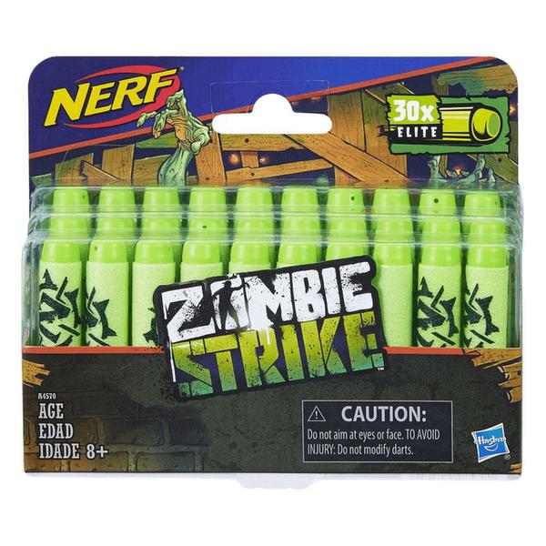 Refil Nerf Zombie Strike com 30 Dardos - Hasbro A4570