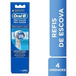 Refil Para Escova Oral-b Elétrica Precision Clean 4 Unidades