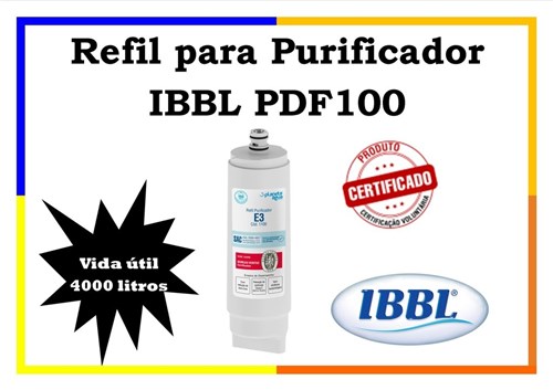 Refil para Purificador Ibbl Pdf100 (E3) Promoção!