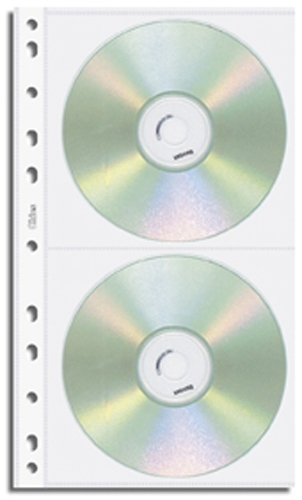 Refil Porta CDs Duplo Chies Fur.Universal Cristal Gofrado 1698-5