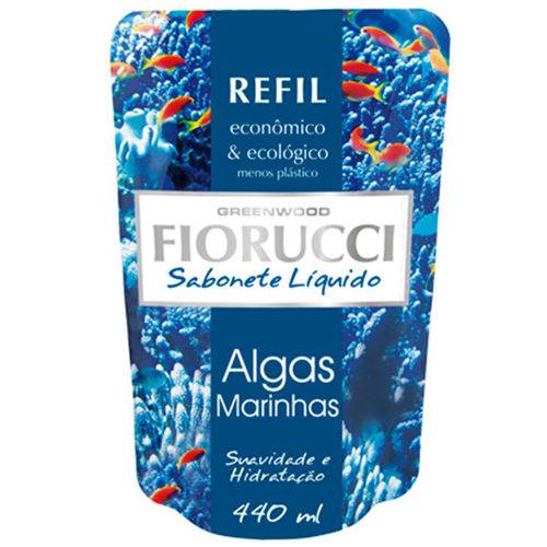 Refil Sabonete Líquido Fiorucci Algas Marinhas 440ml