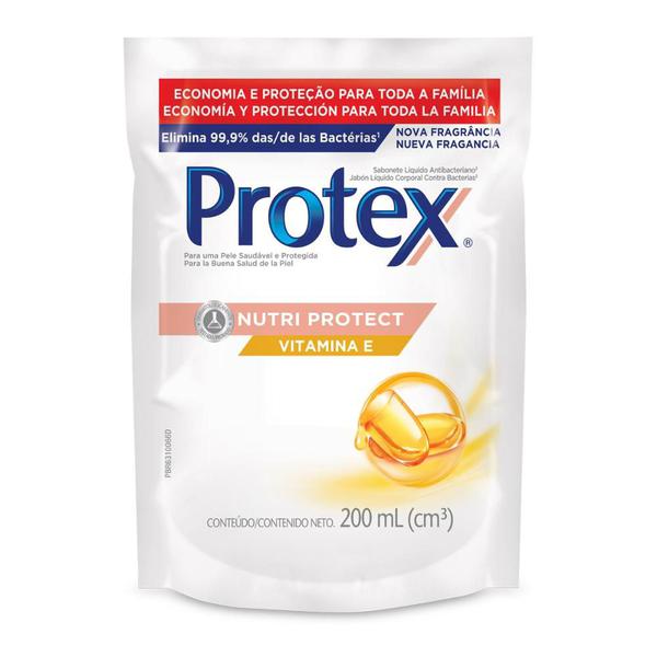 Refil Sabonete Líquido Protex Nutri Protect Vitamina e 200ml