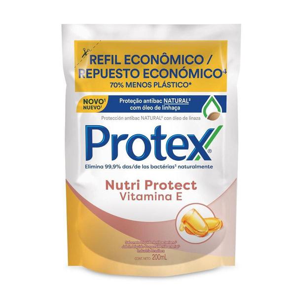 Refil Sabonete Líquido Protex Nutri Protect Vitamina e 200ml
