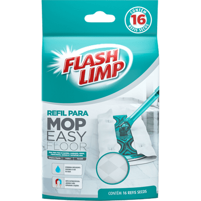 Refil Seco para Mop Easy 16 Peças Flashlimp