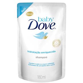Refil Shampoo Baby Dove Hidratação Enriquecida - 180ML