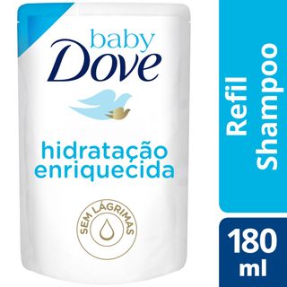 Refil Shampoo Dove Baby Hidratação Enriquecida 180ml